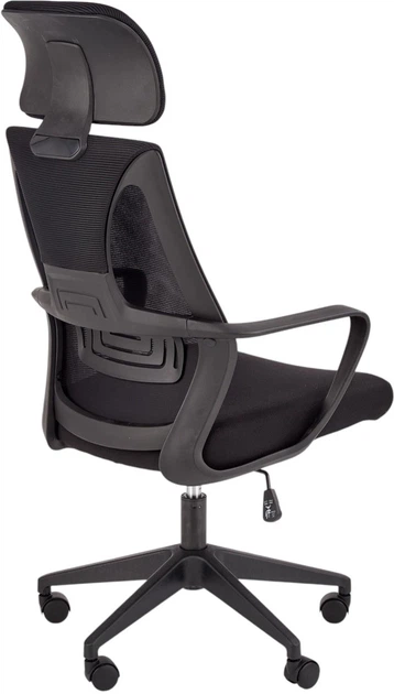 Офісне крісло Halmar Valdez Чорне (5905248123878) - зображення 4