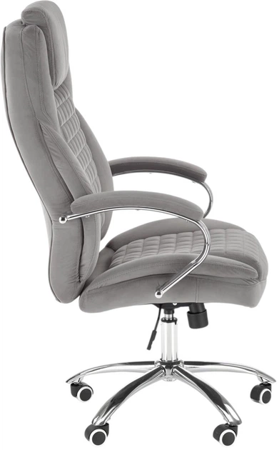 Офісне крісло Halmar King 2 Сірий (5905248126558) - зображення 4