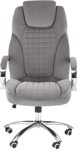 Офісне крісло Halmar King 2 Сірий (5905248126558) - зображення 5