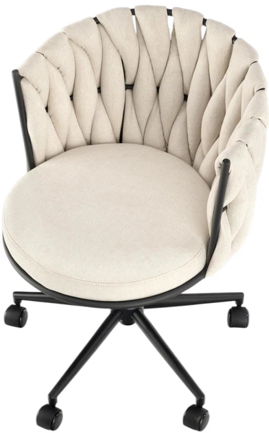 Fotel biurowy Halmar Talon Beżowy (5905248126961) - obraz 9