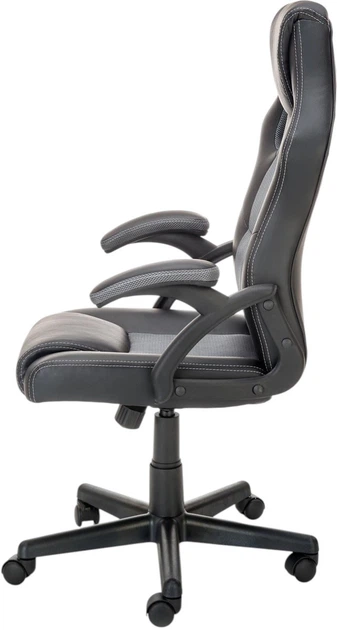 Fotel biurowy Halmar Berkel Czarno-Popielaty (5905248115606) - obraz 3