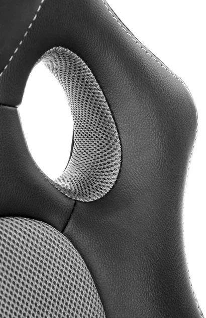 Fotel biurowy Halmar Berkel Czarno-Popielaty (5905248115606) - obraz 7