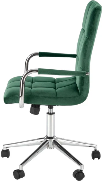Fotel biurowy Halmar Gonzo 4 Ciemno-Zielony (5905248115989) - obraz 3