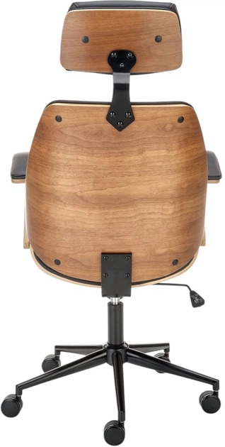 Fotel biurowy Halmar Ignazio Orzechowo-Czarny (5905248116047) - obraz 2