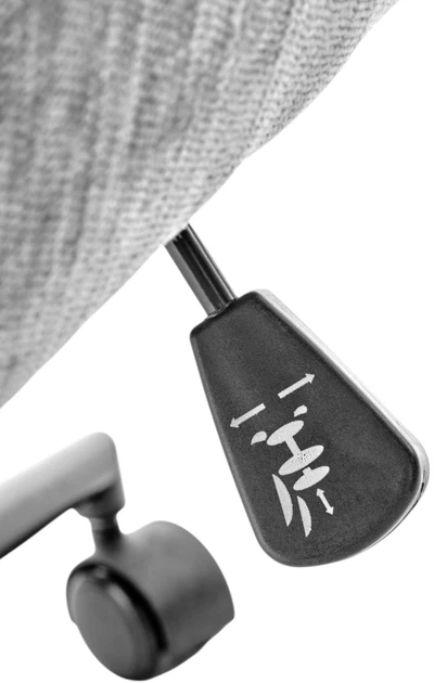 Fotel biurowy Halmar Flores Popielaty (5905248115927) - obraz 7