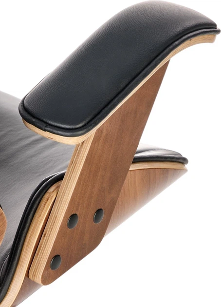Fotel biurowy Halmar Ignazio Orzechowo-Czarny (5905248116047) - obraz 5