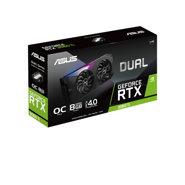 Видеокарта ASUS DUAL-RTX3060TI-O8G-V2 (DUAL-RTX3060TI-O8G-V2) - Фото 5 Видеокарта ASUS DUAL-RTX3060TI-O8G-V2 (DUAL-RTX3060TI-O8G-V2) - изображение 5
