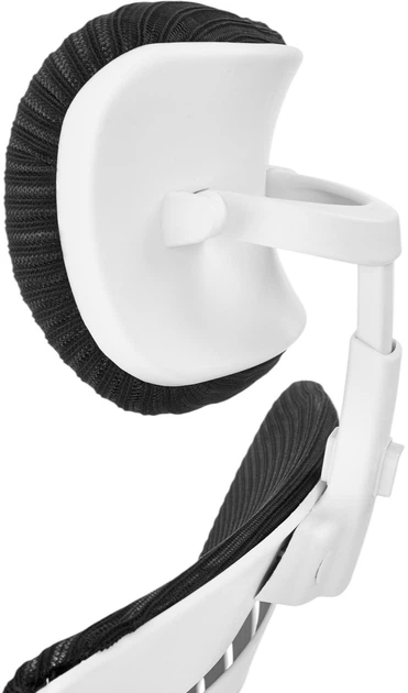 Офісне крісло Halmar Socket Біло-чорне (5905248123755) - зображення 6