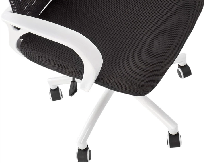 Офісне крісло Halmar Socket Біло-чорне (5905248123755) - зображення 7