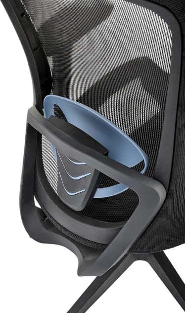 Офісне крісло Halmar Goliat Чорне (5905248125230) - зображення 7