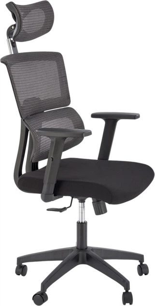Офісне крісло Halmar Pablo Сіро-чорне (5905248131644) - зображення 3