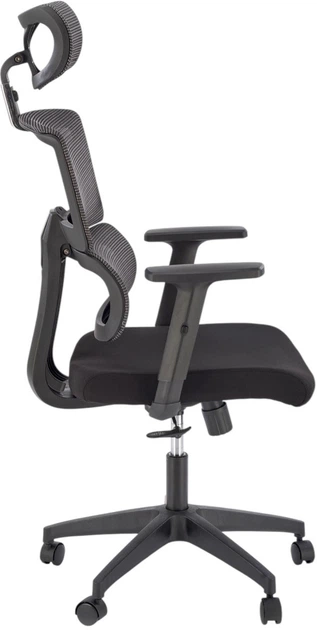 Офісне крісло Halmar Pablo Сіро-чорне (5905248131644) - зображення 4