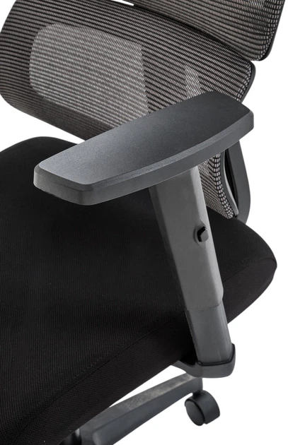 Офісне крісло Halmar Pablo Сіро-чорне (5905248131644) - зображення 8