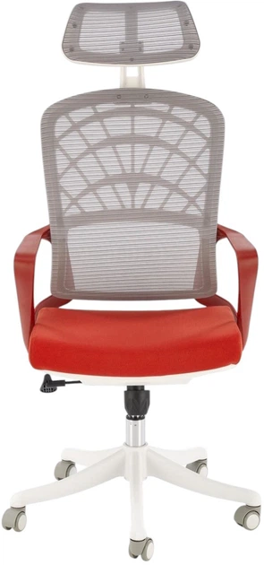 Офісне крісло Halmar Vesuvio 2 Коричнево-біле (5905248131767) - зображення 5