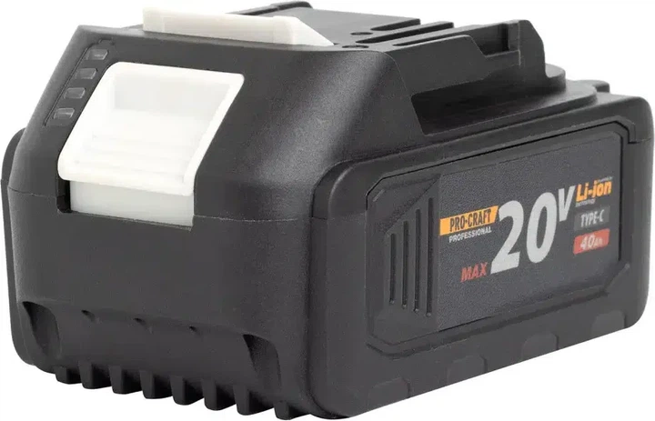 Аккумулятор ProCraft Battery 20/4С 20 В 4 А⋅ч Type-C (030280) - изображение 4
