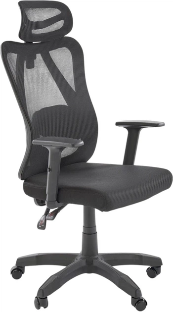 Офісне крісло Halmar Ramos Чорне (5905248131705) - зображення 3