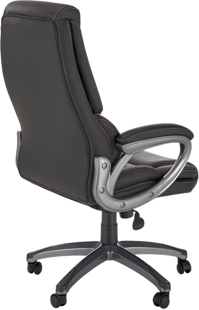 Офісне крісло Halmar Steven Чорно-сіре (5905248131736) - зображення 2