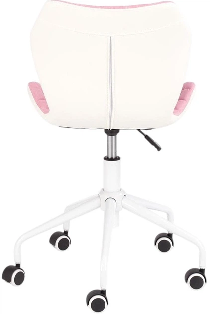 Офісне крісло Halmar Matrix 3 Рожево-біле (5905248123236) - зображення 2