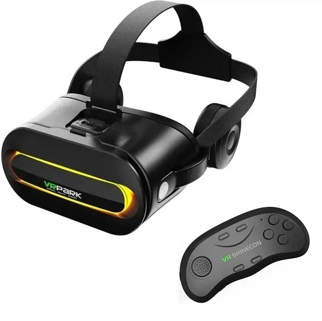 VR очки виртуальной реальности для смартфонов VR Park + беспроводной джойстик SHINECON B01 (Bluetooth 5.0) - изображение 2