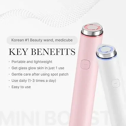 Medicube Age-R Booster Pro Mini Белое многофункциональное устройство для разглаживания кожи лица - изображение 4