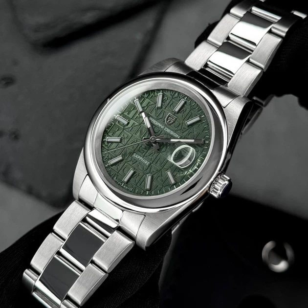 Наручний годинник Pagani Design PD-1794L Silver-Green Естетичний - зображення 2