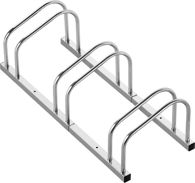 Стійка велосипедий Kadax Lemerie 3 місця срібна (5906638309735) - зображення 2