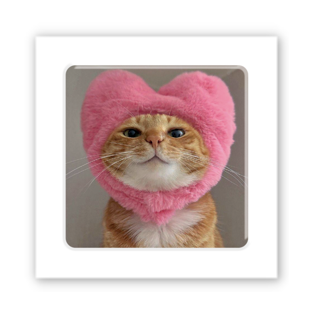 Об'є мна 3D наклейка "Love Kitty" стікер для декора телефона, ноутбука, блокнота SX-356 - зображення 2