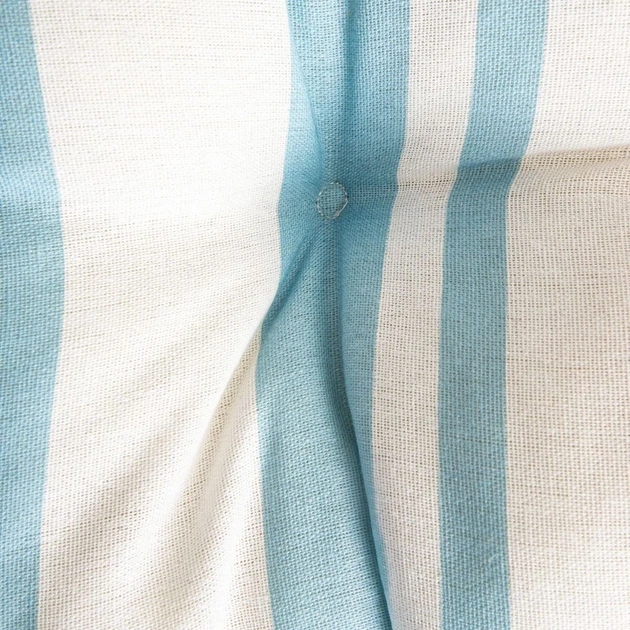 Подушка Homla Evelyn в сині смуги з ручкою та стьобаним візерунком 50 x 50 см (5906496770524) - зображення 4