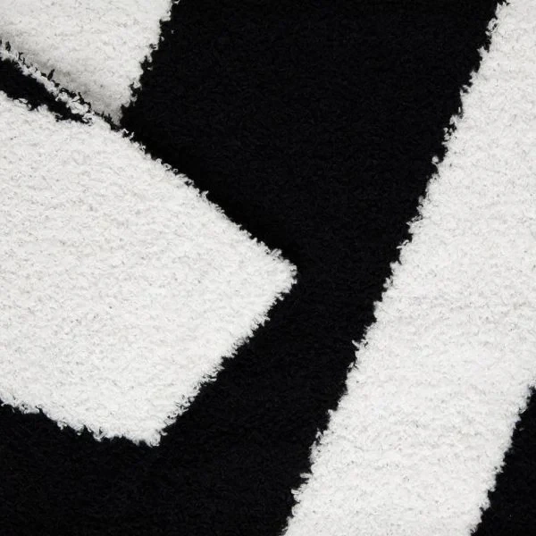 Плед Homla Kobe в чорно-білу смужку 130 x 170 см (5906496770043) - зображення 3