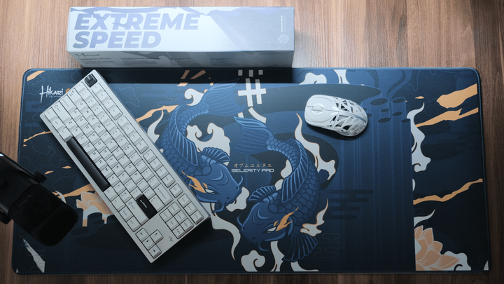 Ігровий великий килимок для миші 900 400 4 на весь стіл Hikari Blue Геймерська водостійка поверхня 90 х 40 x 0,4 см товстий коврик для комп'ютера мишки та клавіатури Control + Speed мм Selerity mp01hk Синій+Чорний 900x400x4мм (999872) - Фото 6 Ігровий великий килимок для миші 900 400 4 на весь стіл Hikari Blue Геймерська водостійка поверхня 90 х 40 x 0,4 см товстий коврик для комп'ютера мишки та клавіатури Control + Speed мм Selerity mp01hk Синій+Чорний 900x400x4мм (999872) - зображення 6