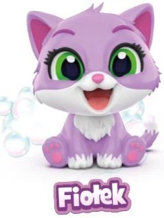 Ігровий набір Epee Brudaski у ванні кошеня Фіолек EP60354 (5905896603623) - зображення 3