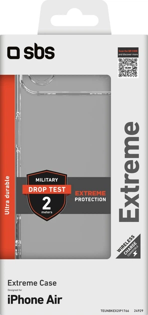 Etui SBS Extreme X2 do Apple iPhone Air Transparent (TEUNBKEX2IP1766) - obraz 2
