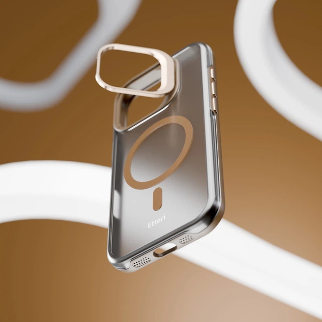 Чохол Etteri Morning Fog для Apple iPhone 16 Pro Brown (5907582342144) - зображення 6