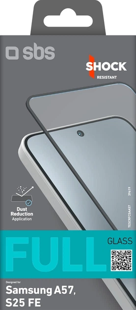 Захисне скло SBS Full Cover Glass для Samsung Galaxy A57 Black (TESCRFCSAA57) - зображення 2