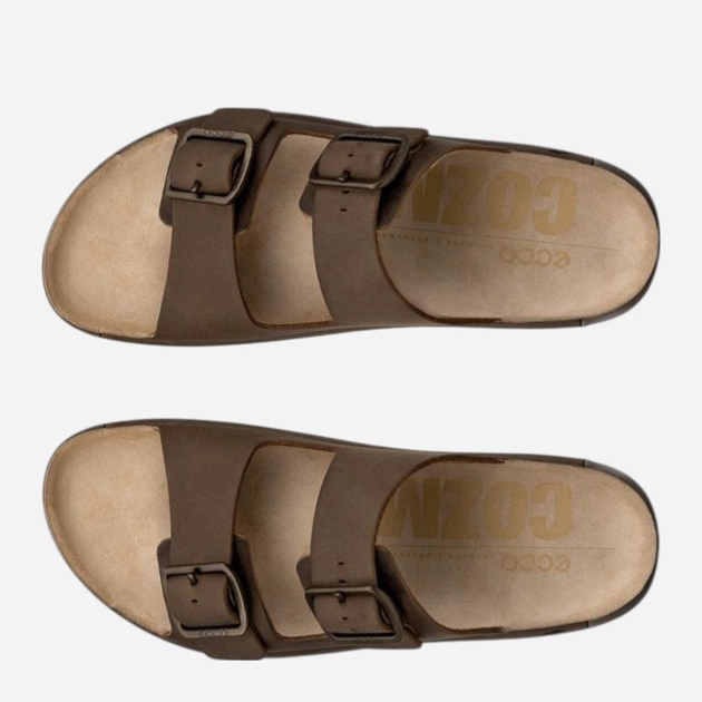 Чоловічі шльопанці шкіряні ECCO Cozmo M 50098402114 43 Коричневі (194891767132) - зображення 6