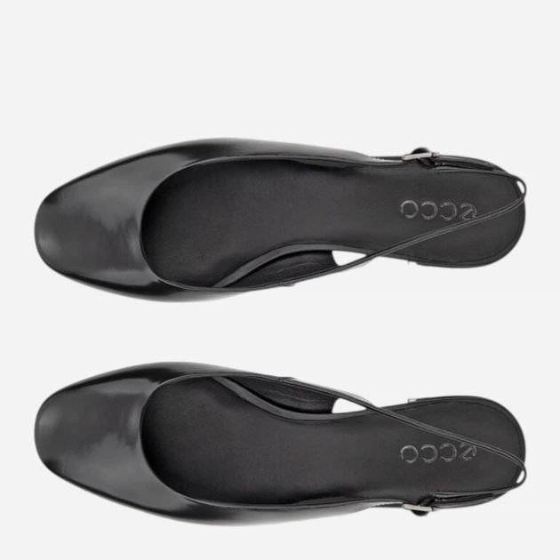 Жіночі слінгбеки шкіряні ECCO Liva 35 25062304001 40 Чорні (194892250237) - зображення 5