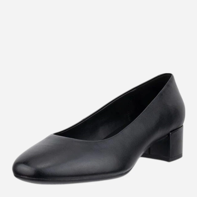 Czółenka damskie na słupku ECCO Liva 35 25060301001 39 Czarne (194892249101) - obraz 3