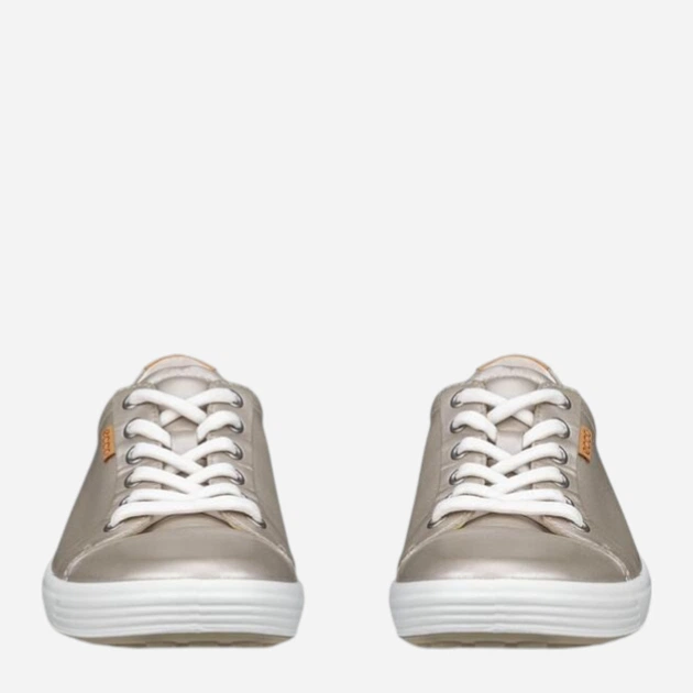 Sneakersy damskie skórzane do kostki ECCO Soft 7 W Pure Gold Foil 43000361160 38 Złote (194891780575) - obraz 4