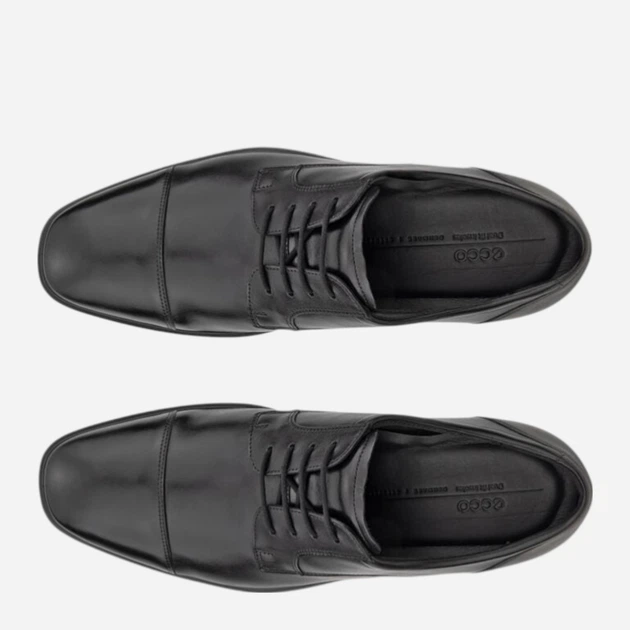 Чоловічі дербі шкіряні ECCO Metropole Milan 52336401001 46 Чорні (194891997799) - зображення 5