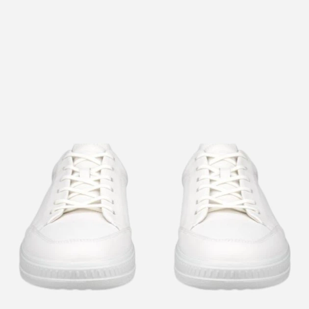 Sneakersy męskie skórzane do kostki ECCO Move M 55160451293 46 Białe (194892038972) - obraz 4