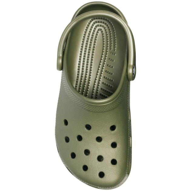 Crocs Classic Clog Army Green Кроксы Женские Мужские Сабо Классик Хаки Зеленые - (39 р.) M7/W9 - изображение 5