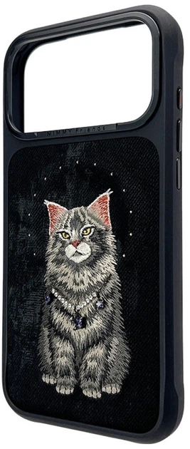 Etui Nimmy Lucky Fashion Cat MagSafe do iPhone 17 Pro Max Black (6971080311499) - obraz 2