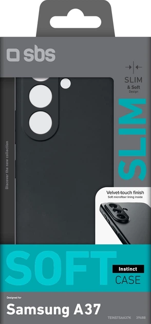 Etui SBS Instinct do Samsung Galaxy A37 Black (TEINSTSAA37K) - obraz 2