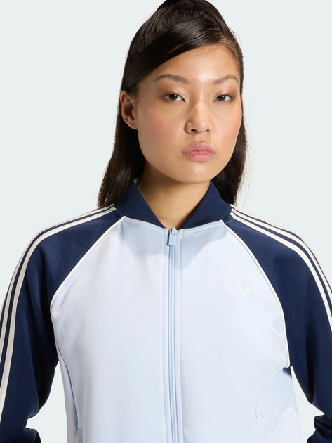 Бомбер женский Adidas Originals Sst Classic Track Top KD3784 XS Crystal Sky (4068821832497) - изображение 4