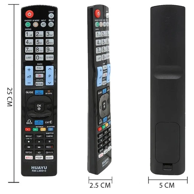 Пульт универсальный для телевизора LG RM-L999+3 - изображение 2