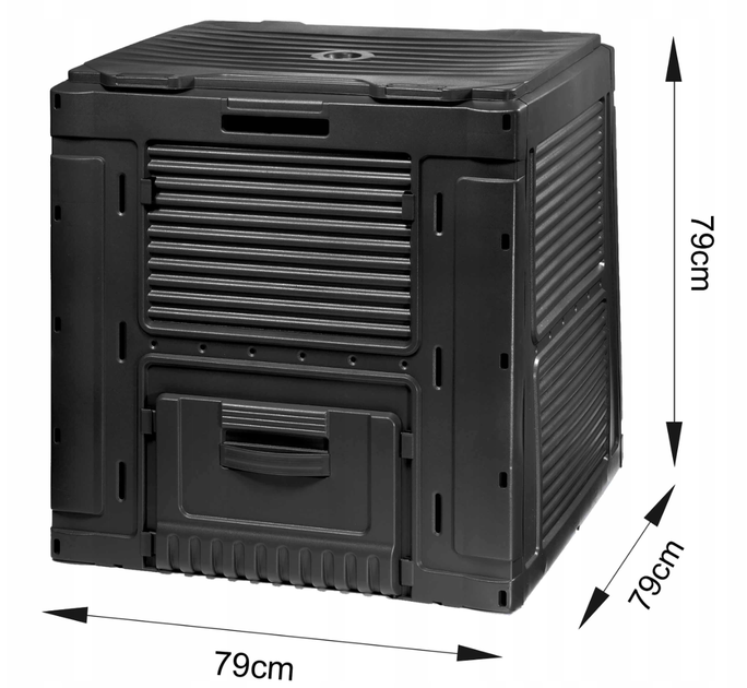 Компостер садовий E-COMPOSTER чорний 470л. 231415 KETER - зображення 4