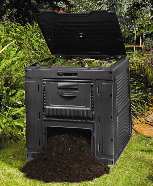 Компостер садовий E-COMPOSTER чорний 470л. 231415 KETER - зображення 5