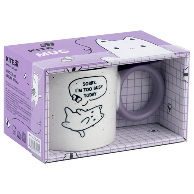 Чашка Kite Busy cat K25-220-1, 370 мл - изображение 5