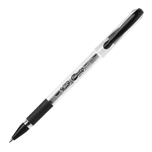 Ручка гелева Bic Gel-ocity stic 0.5 мм чорна bcCEL1010266 - зображення 2