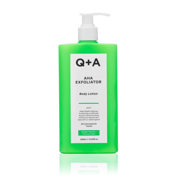 Лосьйон для тіла з AHA-кислотами Q+A AHA Body Lotion 250 мл - Фото 1 Лосьйон для тіла з AHA-кислотами Q+A AHA Body Lotion 250 мл - зображення 1